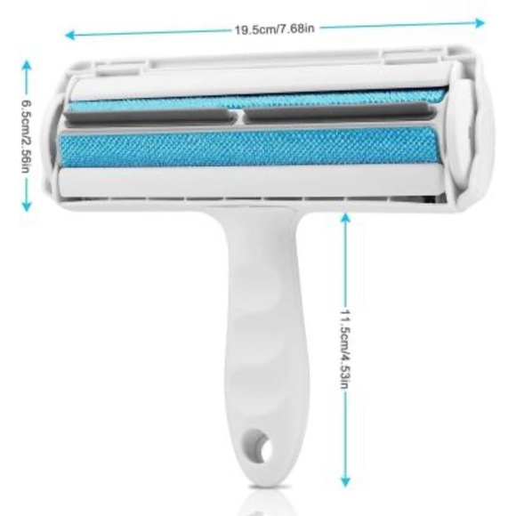 Pet Hair Roller, Reusable, Self Clean, Eco-Friendly, Carpet, Furniture, Auto Red - Picture 3 of 8